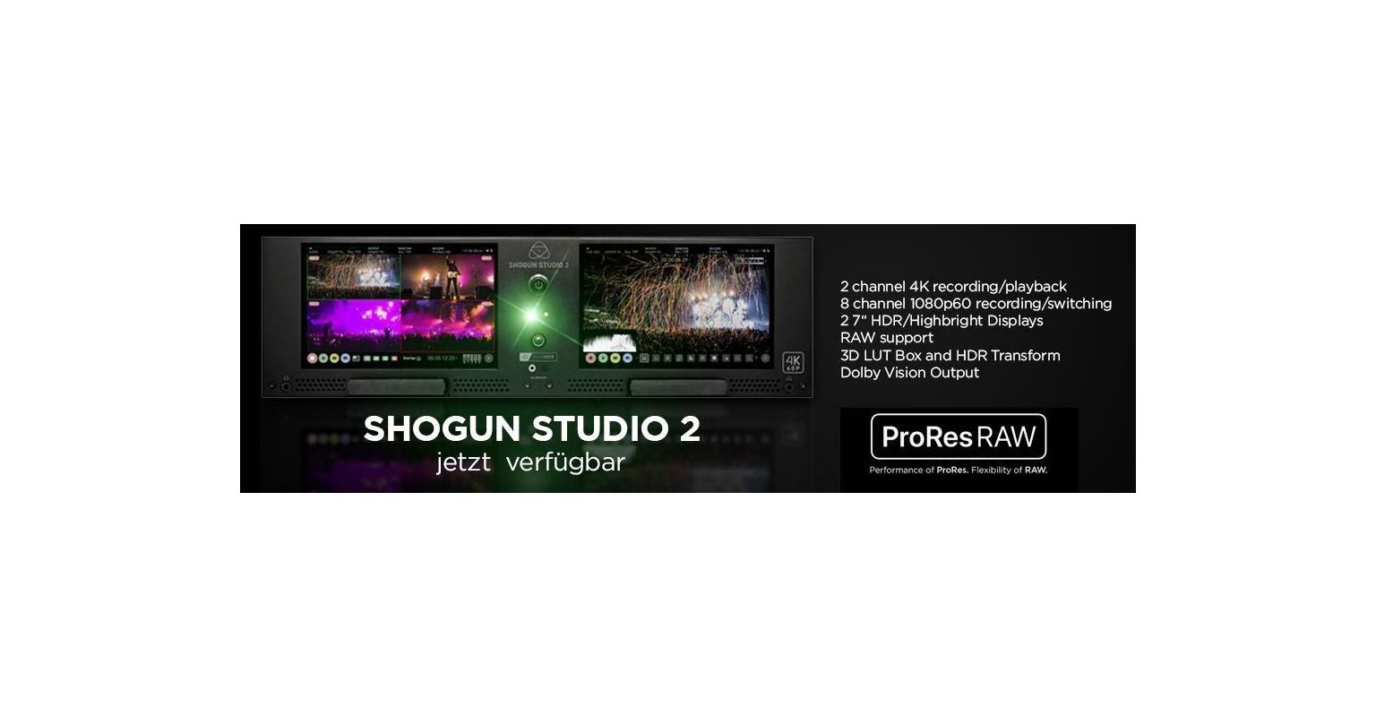 Atomos - Shogun Studio 2 verfügbar