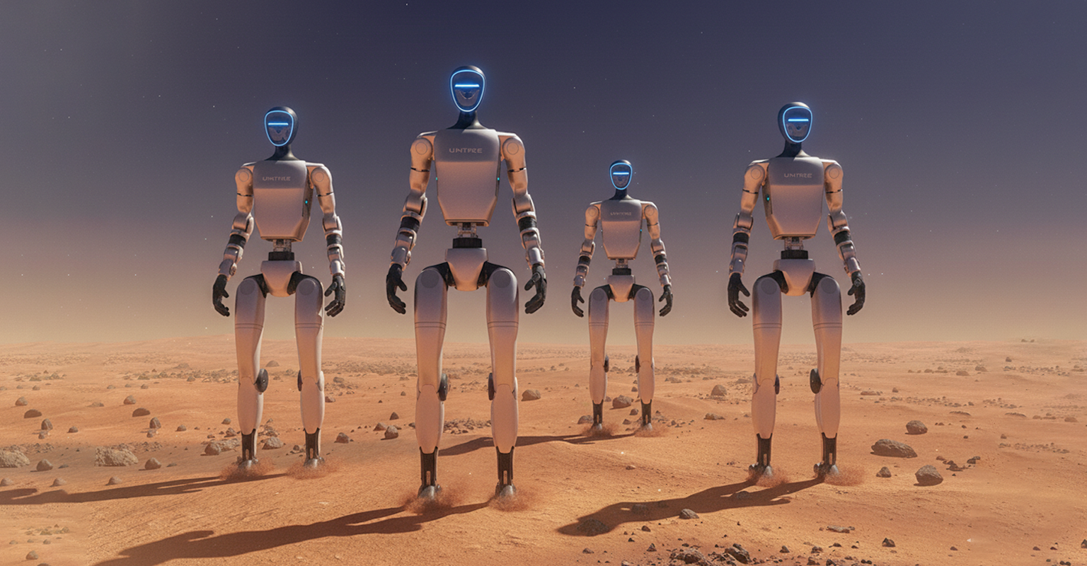 Überschreiten Sie mit Unitree G1 EDU U6 die Grenzen, wo KI neugierige Köpfe antreibt