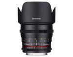 Samyang 50mm T1.5 VDSLR Objektiv für Canon EF Seitenansicht