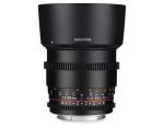 Samyang 85mm T1.5 VDSLR II Objektiv für Canon EF Vorderansicht