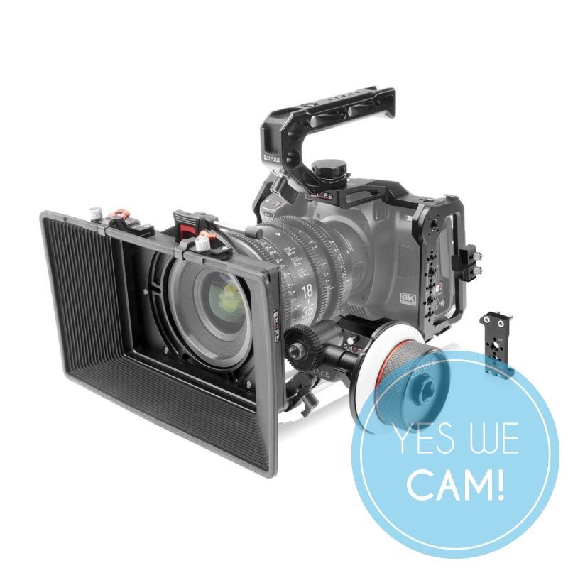 SHAPE Camera Bundle Rig Kit for Blackmagic Cinema Camera 6K/6K PRO