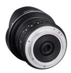 Samyang 8mm T3.1 VDSLR Fisheye II Objektiv für Sony E-Mount Zahnkranz