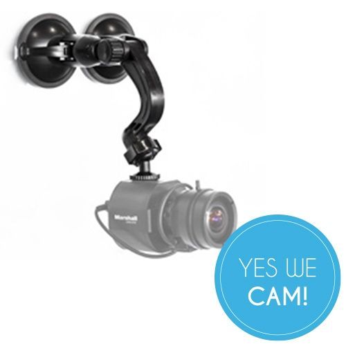 Marshall Electronics CVM-9 Dual Suction Cup Glass Mount für Mini-Kameras