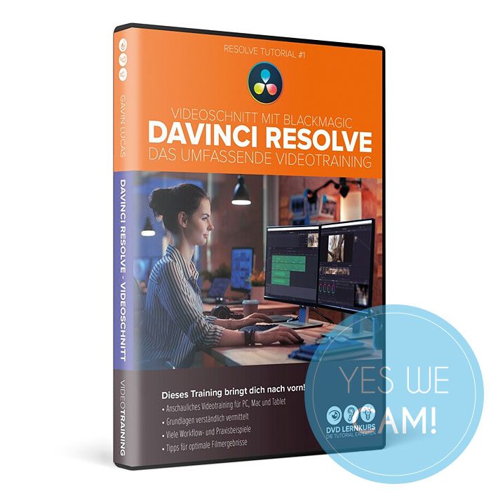 Videoschnitt mit DaVinci Resolve - Lernkurs