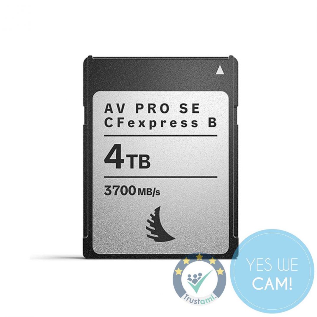 ANGELBIRD AV PRO SE CFexpress B 4 TB Speicherkarte (v4 Type B) in Vorderansicht