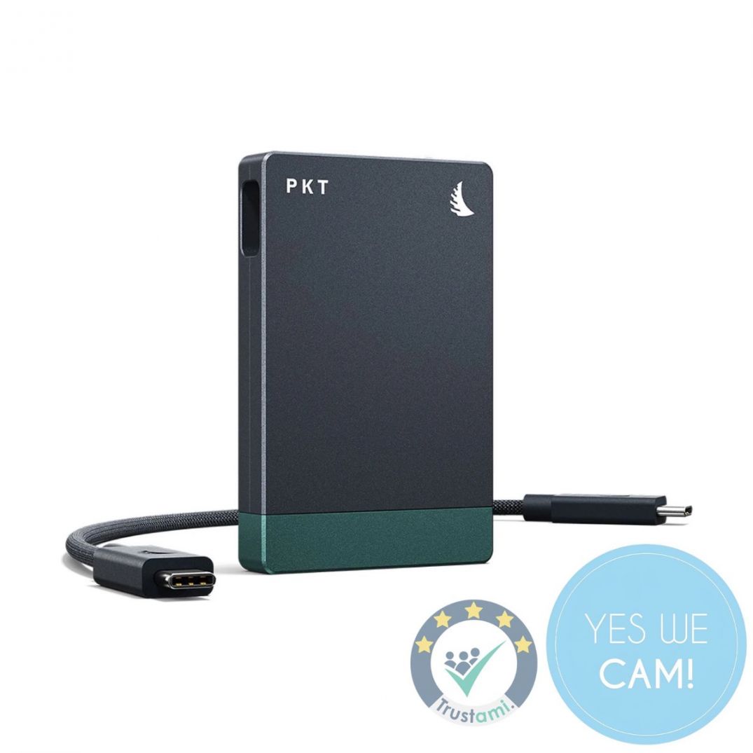 Robuste Aluminiumkonstruktion des ANGELBIRD Card Reader PKT SD für den mobilen Einsatz