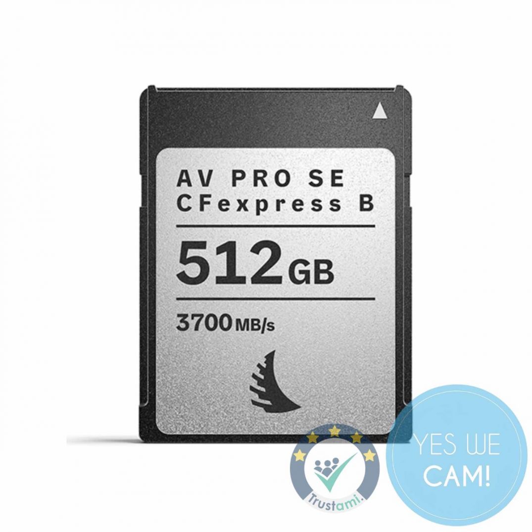 ANGELBIRD AV PRO SE CFexpress B 512 GB Speicherkarte für 8K RAW Videoaufnahmen