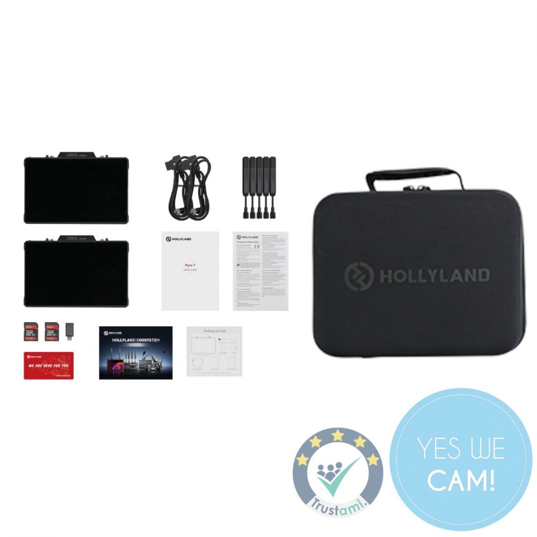 Hollyland Pyro 7 Dual Kit, Lieferumfang