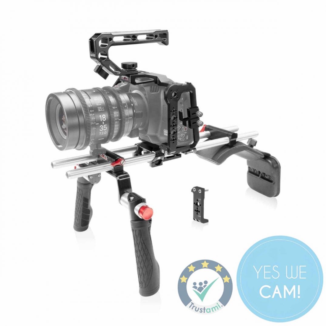 SHAPE Blackmagic Cinema Camera 6K/6K PRO/6K G2 Shoulder Mount Kit, Cage-Set