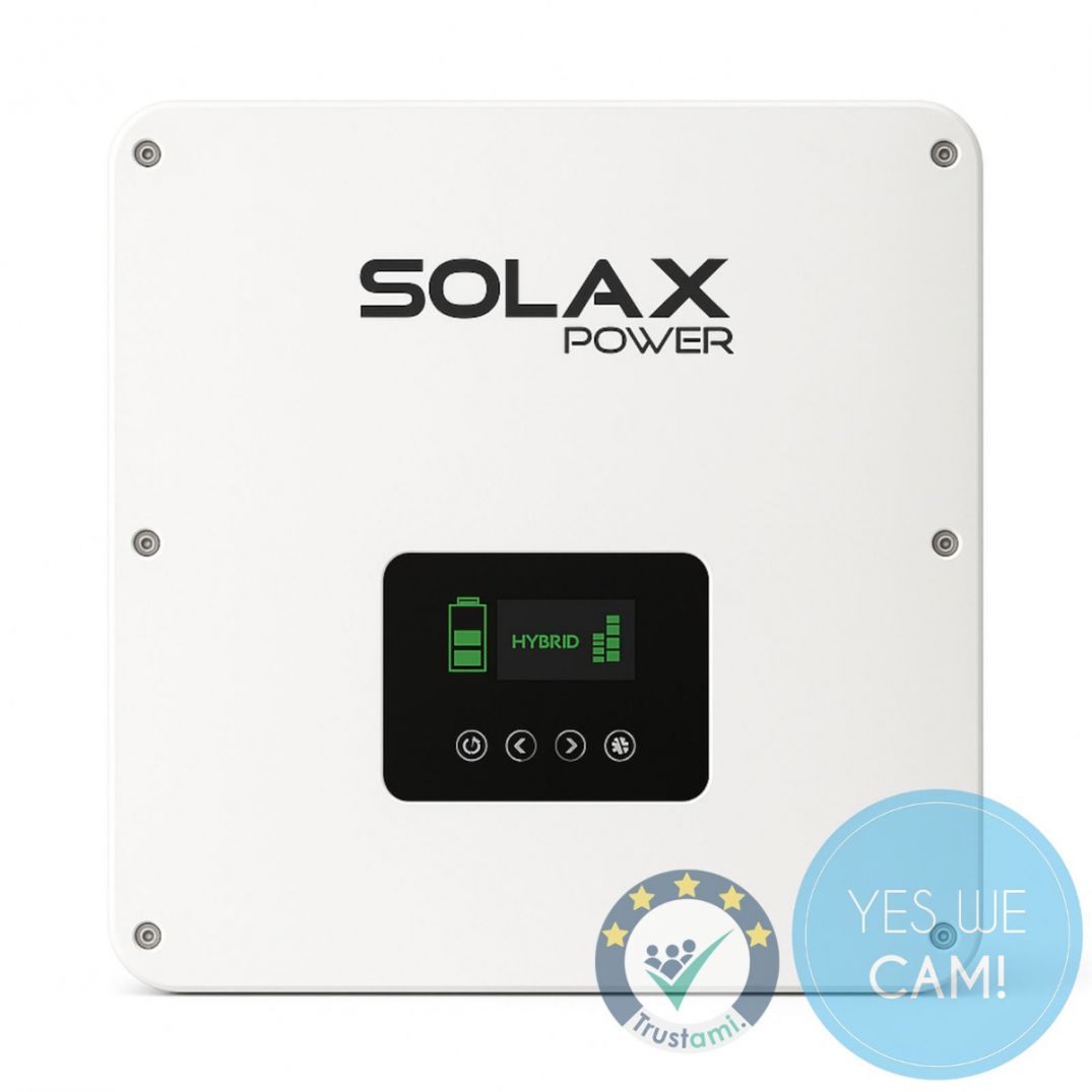 SolaX Power X3 Hybrid G4 PRO Wechselrichter in Nahaufnahme 
