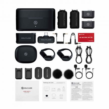 Hollyland LARK MAX 2 Ultimate Combo Wireless Microphone