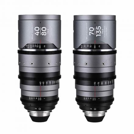 LAOWA Sunlight 2X Anamorphic Zoom 2-Lens Bundle 40-80mm, 70-135mm Silver - Arri PL