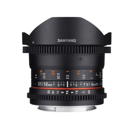 Samyang 12mm T3.1 VDSLR Fisheye Sony E-Mount