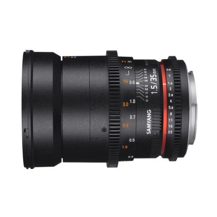 Samyang 35mm T1.5 VDSLR II Objektiv für MFT