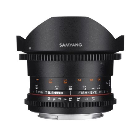 Samyang MF 8mm F3.8 Fisheye II Video APS-C Canon EF