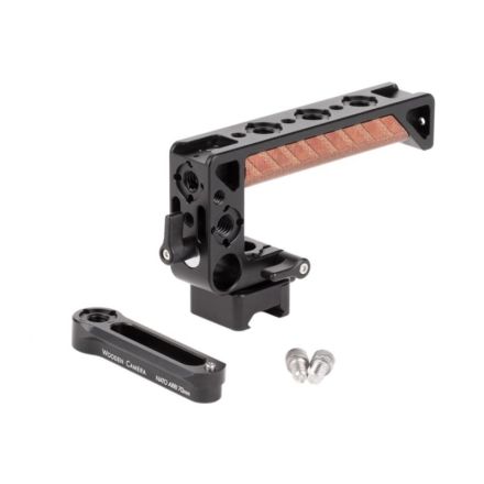 Wooden Camera NATO Handle Plus V2 Kit - NATO ARRI 70mm Rail, 1,67" Screw Channel