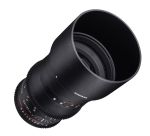 Samyang 135mm T2.2 VDSLR Objektiv für MFT Seitansicht