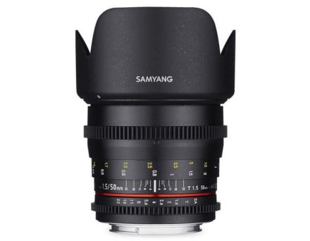 Samyang 50mm T1.5 VDSLR Objektiv Sony E-Mount