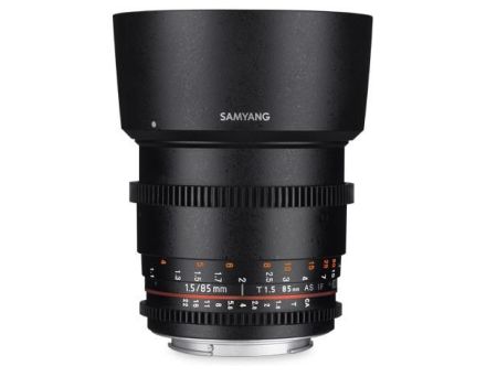 Samyang 85mm T1.5 VDSLR II Objektiv für Sony E-Mount