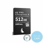 Angelbird AV PRO CFexpress A 512 GB Speicherkarte Vorderseite