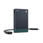 Lieferumfang des ANGELBIRD Card Reader PKT SD mit USB-C Kabel und PKT Cap