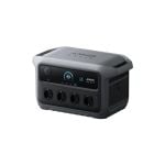 Mobile Anker SOLIX C2000 Gen 2 Powerstation mit AC-Ausgängen und integriertem Tragegehäuse in Schrägansicht