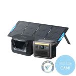 Anker SOLIX C800X Powerstation mit PS100X 100 W Solarpanel und Transporttasche für mobile Stromversorgung