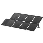 Ausgeklapptes Anker SOLIX PS60 Portable Solarpanel in flacher Frontansicht mit segmentierter Modulstruktur.