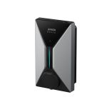 Detailansicht der Rückseite des Anker V1 Ladegeräts 11 kW mit Montagepunkten und Kabeldurchführungen.