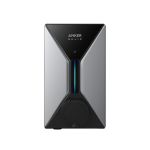 Rückseite des Anker V1 Smarten Ladegeräts 11 kW mit Montagefläche und Anschlussöffnungen.