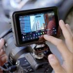 Atomos Shinobi GO mit Social-Media-Rahmenhilfslinien für Videoformate
