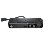 Blackmagic Camera ProDock Vorderansicht mit HDMI- und Audio-Anschlüssen