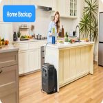 BLUETTI Elite 320 Powerstation fuer Home-Backup-Stromversorgung in moderner Kueche