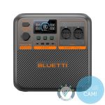 BLUETTI Premium 200 V2 Powerstation in Frontansicht mit Display und Anschlüssen
