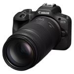 Canon RF 75-300mm F4-5.6 mit sichtbaren Brennweitenmarkierungen von 75 bis 300 mm – flexibles Telezoom für EOS R Kameras.