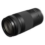 Detailaufnahme des Zoomrings und AF/MF-Schalters am Canon RF 75-300mm F4-5.6 – präzise Bedienung für Sport- und Naturfotografie.