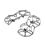 DJI Lito X1 360° Propeller Guard als zweiteiliges Schutzsystem in diagonaler Produktansicht