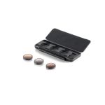 DJI Osmo Nano ND Filter Set mit drei Filtern und offenem Etui aus seitlicher Perspektive