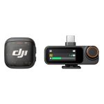 DJI Mic 3 kompakter Sender mit Magnetclip und Windschutz für Interviews
