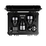 DZOFILM Pavo 2x Anamorphic 3-Lens Kit 32/55/100mm T2.1/T2.4 für PL/EF Mount S35 metric - Blue Coating Objektive