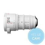 DZOFILM Pictor Zoom 12-25 T2.8 White for PL/EF Mount S35 Objektiv