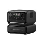 EcoFlow River 3 Plus Powerstation mit Solarpanel verbunden 