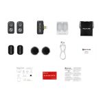 Hollyland LARK A1 Mini Duo Lightning Wireless Microphone, Lieferumfang