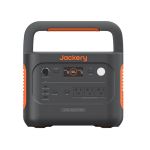 Jackery Explorer 1000 V2 tragbare Powerstation mit Display, Anschlüssen und Tragegriff in Frontansicht
