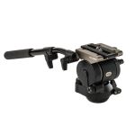 LIBEC HS-350MQ komplettes Stativsystem mit H35 Fluidkopf in Frontalansicht