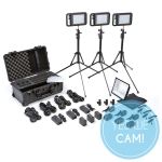 Litepanels Lykos+ Bi-Color Flight Kit with Battery Bundle - EU Kit