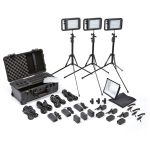 Litepanels Lykos+ Bi-Color Flight Kit with Battery Bundle - EU Set