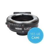 Metabones Nikon G auf BMPCC4K Speed Booster XL 0.64x Erhöhung der Blende