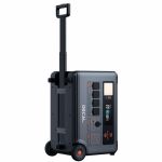 Transportansicht der OSCAL PowerMax 6000 Portable Power Station mit Tragegriffen für mobilen Einsatz
