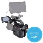 Panasonic AU-EVA1 Super35 Cine Kamera mit EF-Mount mit ATOMOS HDMI